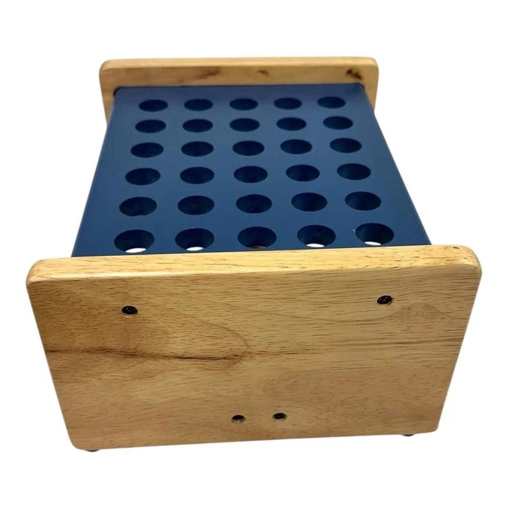 Wood Scissor Or Paint Brush Holder 30 Holes Good for teachers